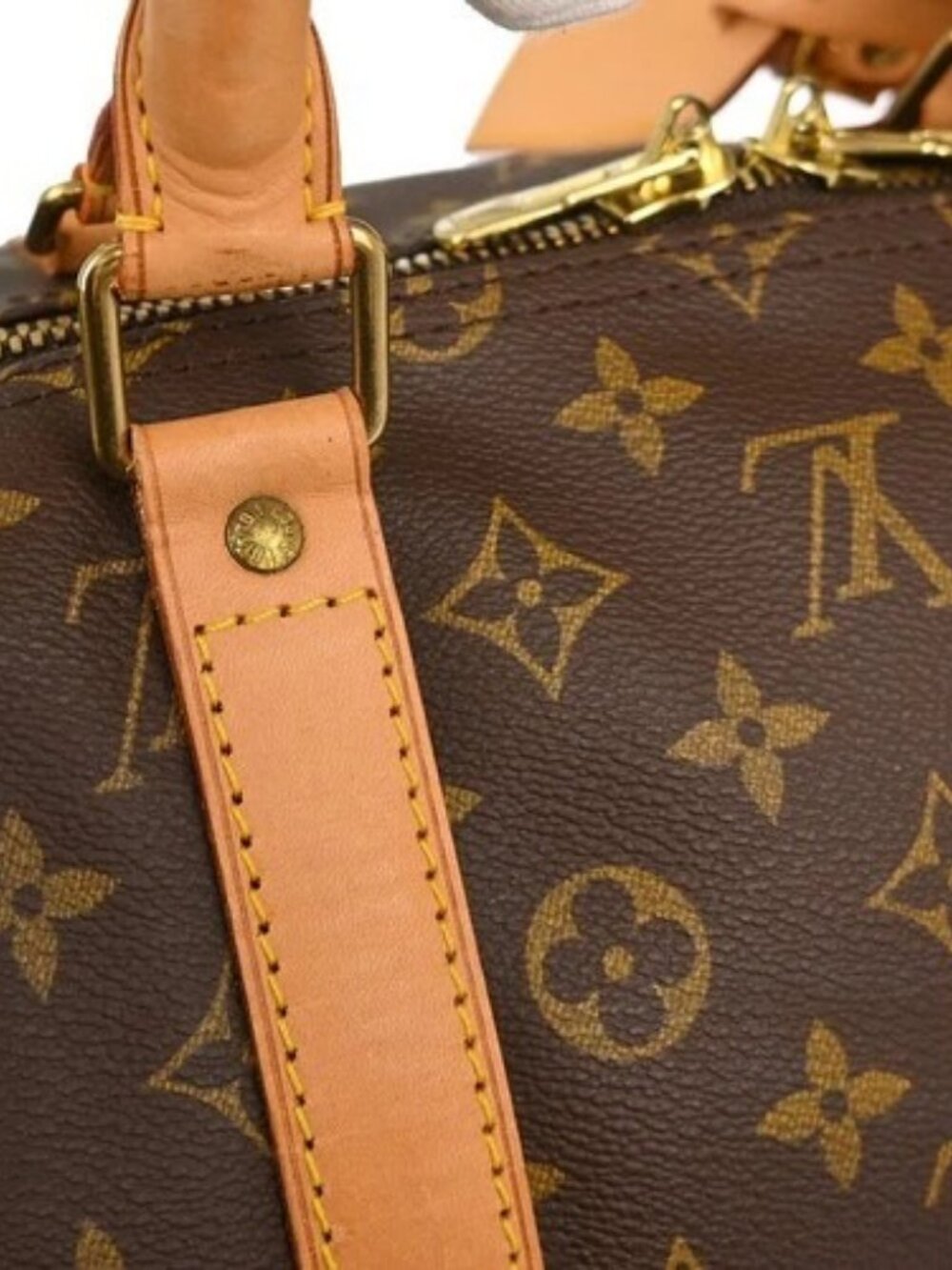 Best03/ LOUIS VUITTON KEEPALL 55 TRAVEL HANDBAG MONOGRAM M41424 SP0974 NQ06670 - Picture 7 of 11